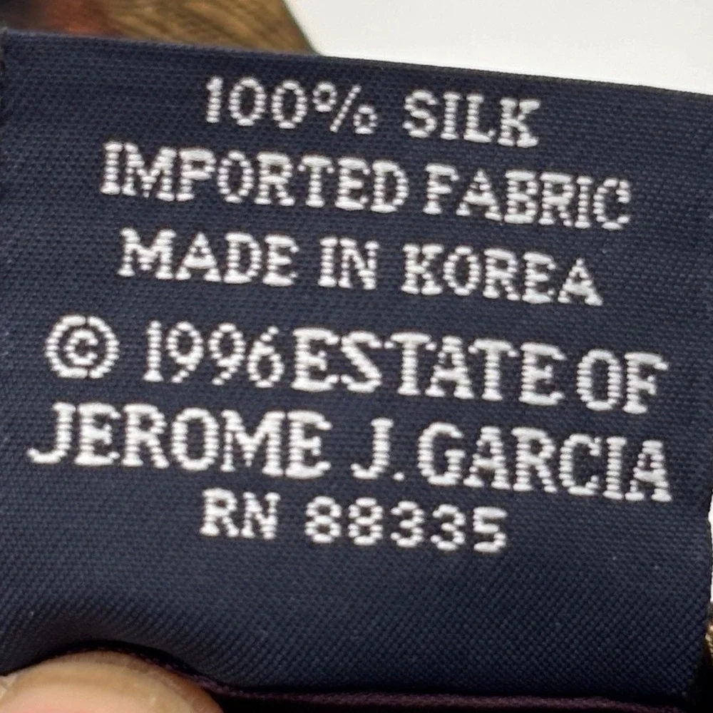 J. Garcia Men's 100% Silk Abstract Art Necktie Multicolor Purple Burgu